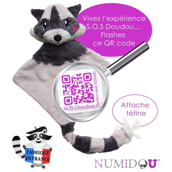 idou Qr Code Doudou Lost French Version Numidou Etsy