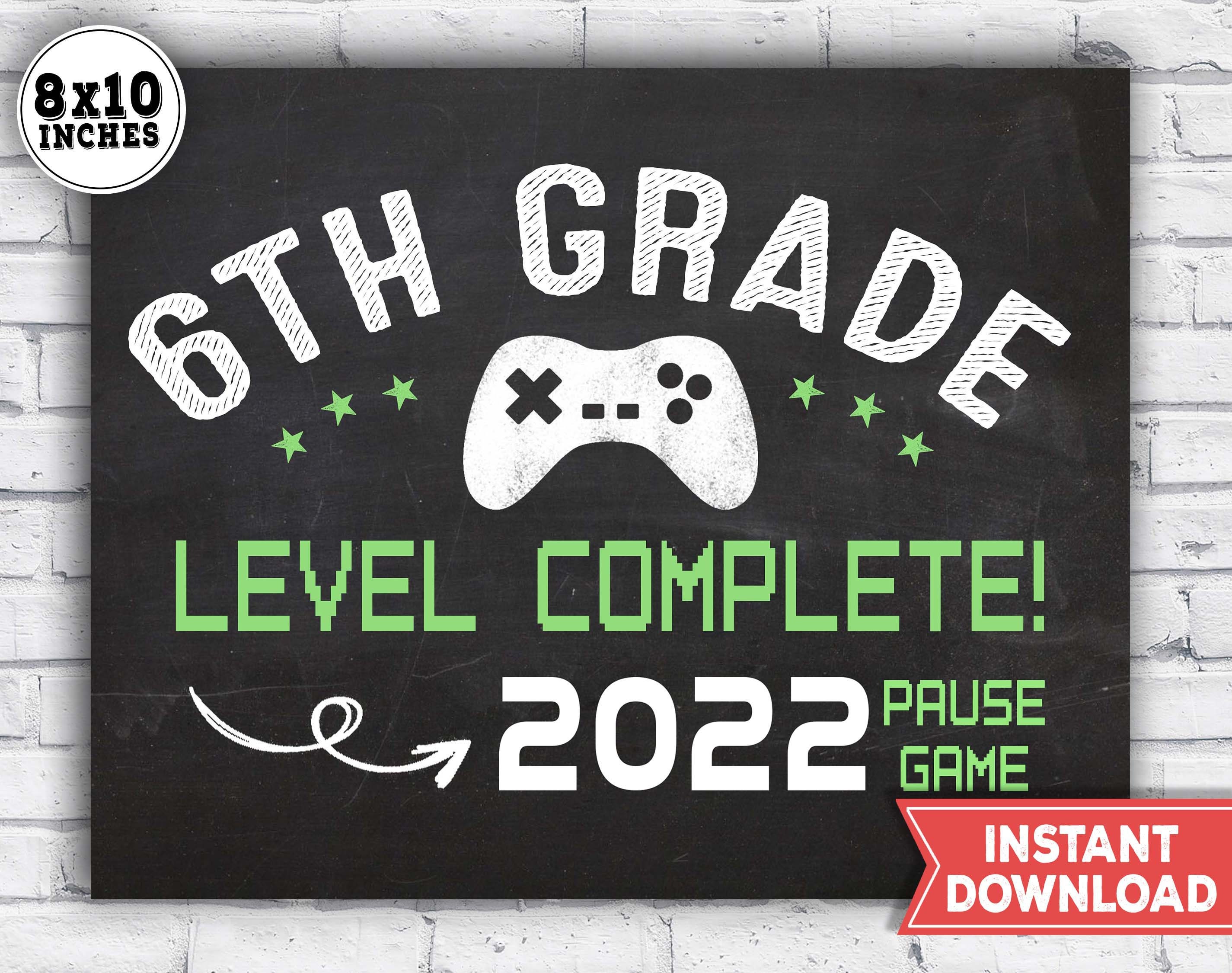 Last Day Of 6th Grade Sign 2022 Last Day Of School Sign Etsy Sweden