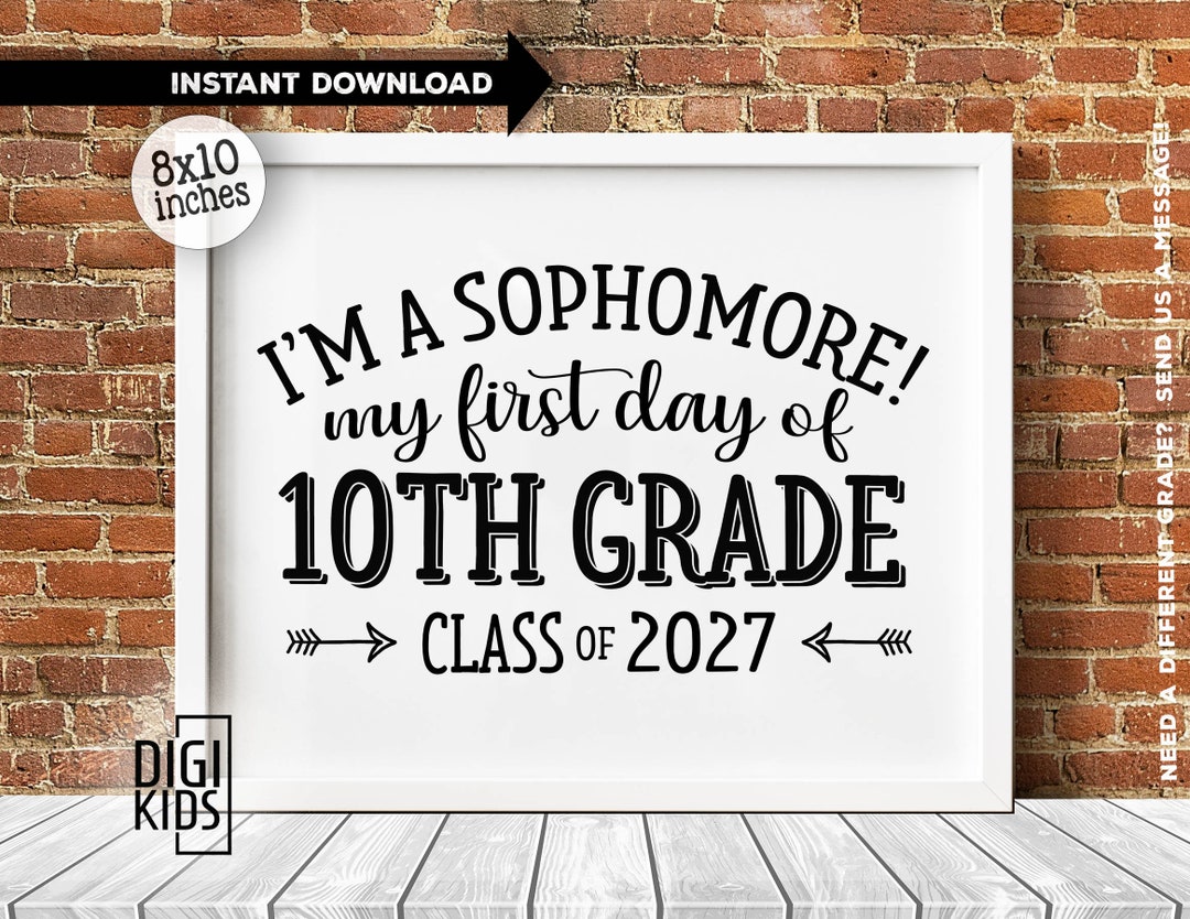 First Day of Sophomore Year Sign - 1st Day of High School 2024-2025 - Sophomore First Day of School Sign - Sophomore Class of 2027 Sign - Etsy first-day-of-sophomore-year-sign-1st-day-of-high-school-2024-2025-sophomore-first-day-of-school-sign-sophomore-class-of-2027-sign-etsy