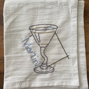 Martini Tea Towel