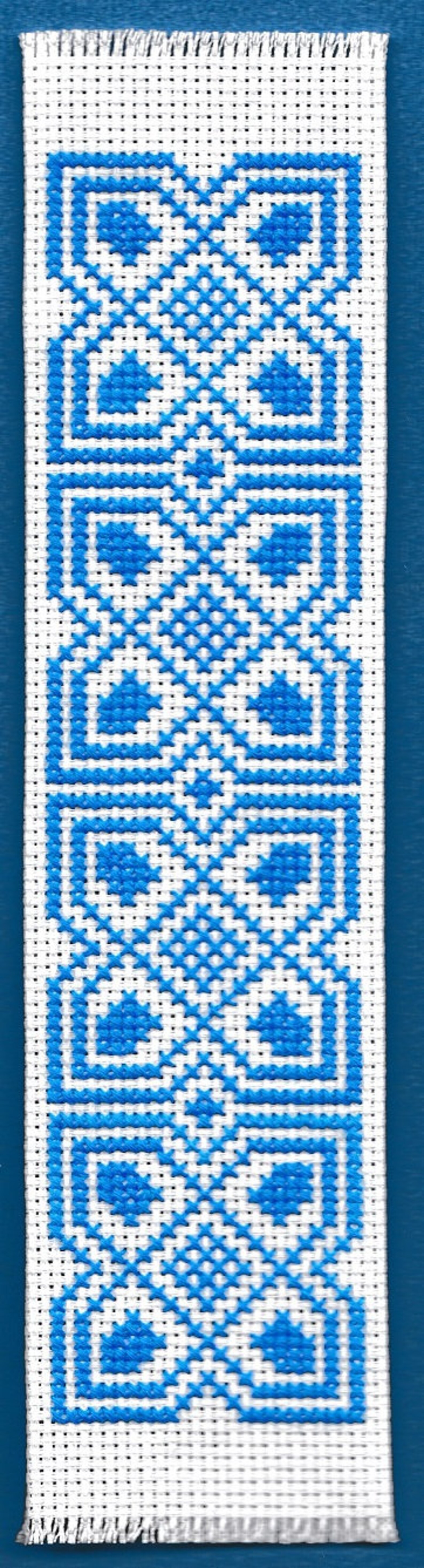 Bookmark Cross Stitch Chart PDF Etsy