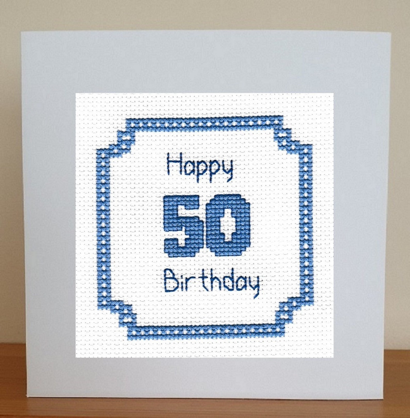 Cross birthday stitch 50th kit