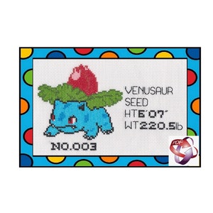 Pokedex - PDF Cross Stitch Pattern