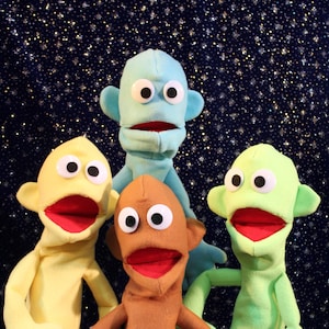 Naked Puppet (Blank mouth puppet form to create your own character)