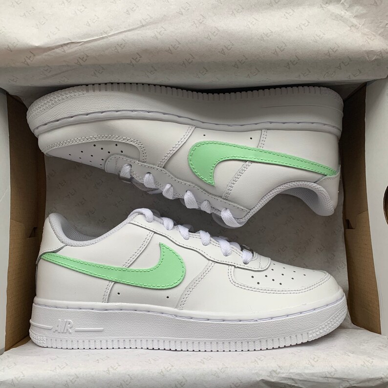 air force with neon tick