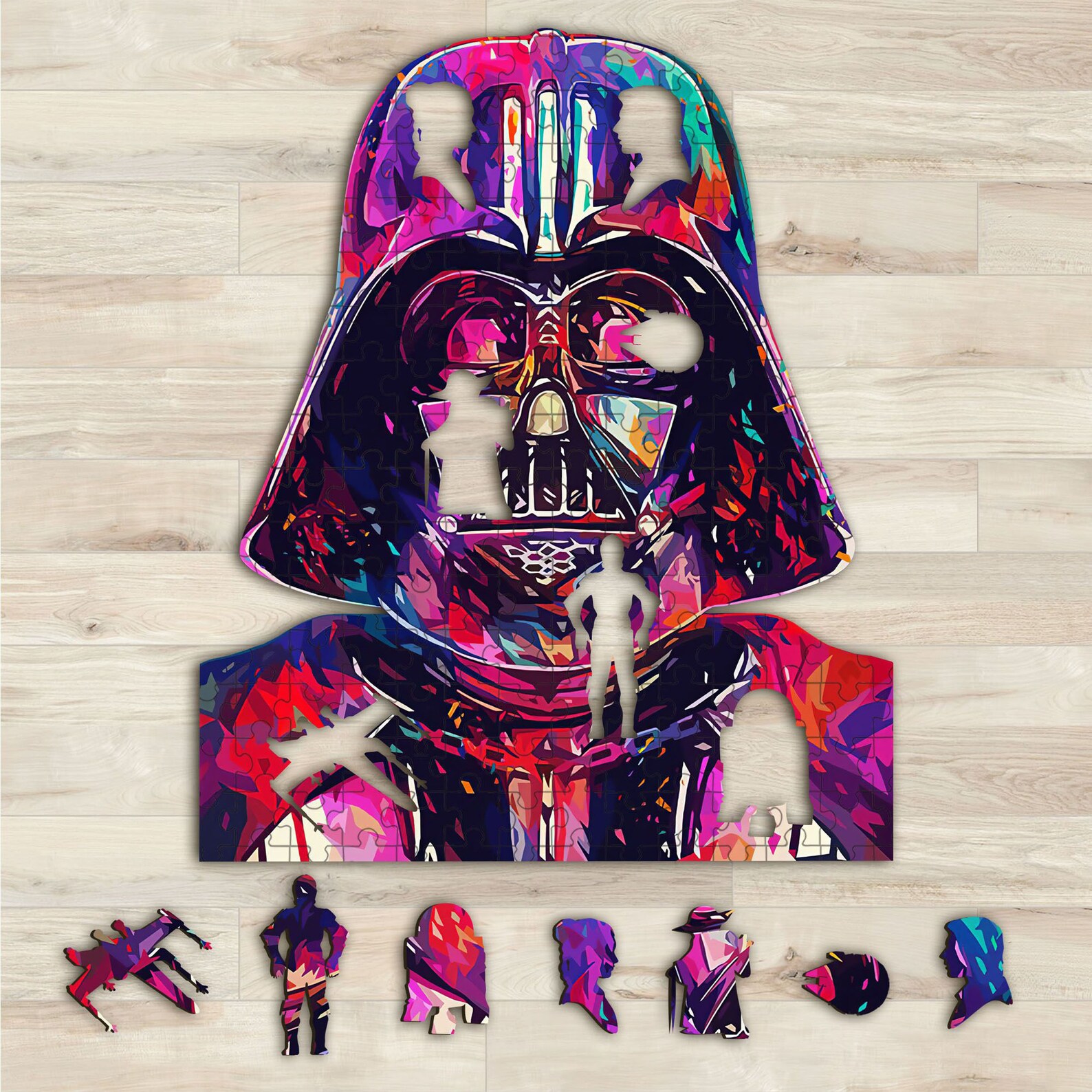 Darth Vader Jigsaw Puzzle Darth Vader Star Wars Jigsaw Etsy