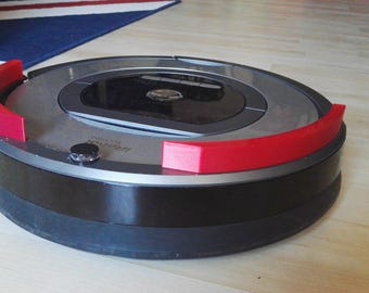 Extensión de parachoques para aspiradoras Roomba y robots para evitar que se atasquen