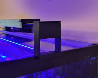 Risers 21 LED ReefBar Pro Rim or Rimless Reef Tank Aquarium 2" Wide Mount
