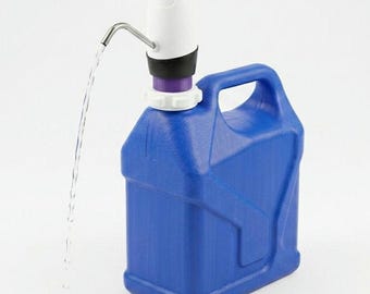 Aqua-Tainer waterpomp spigot-dispenseradapter - kamperen, over land, dispensermontage - zwart Reliance-aquatainer