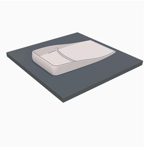 Puede incluir: Una bandeja de pl&aacute;stico blanca con una secci&oacute;n dividida. La bandeja est&aacute; dise&ntilde;ada para contener objetos peque&ntilde;os, como joyas u otros accesorios.