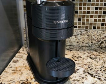 Nespresso Vertuo Next & Pop Drip Tray and Grate Replacement - Flat Bottom Design for Stable Cups