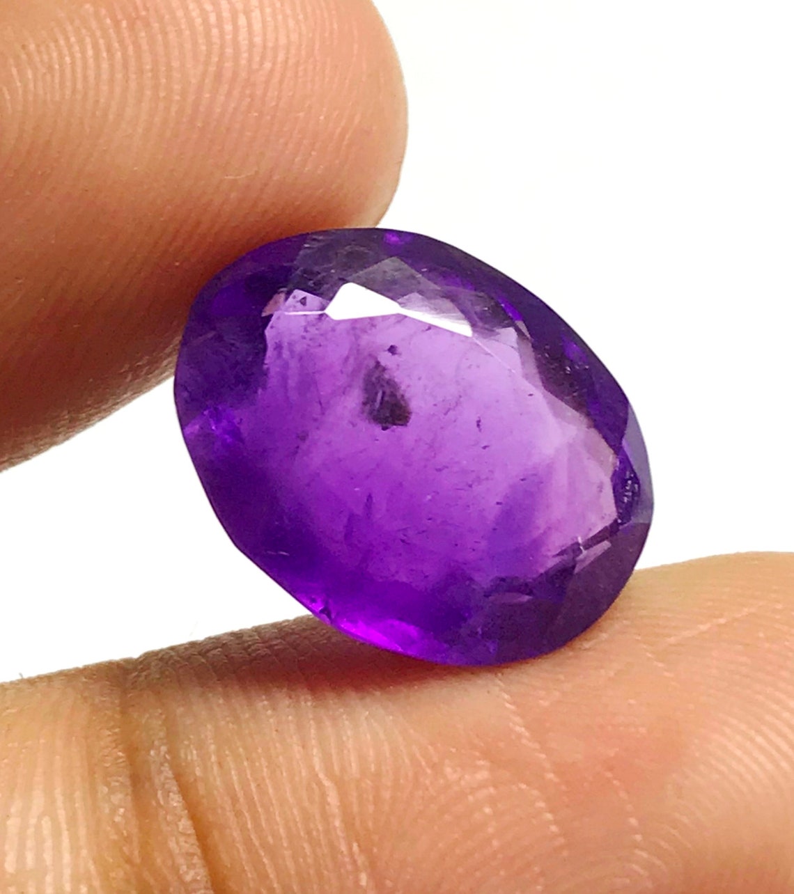 Natural Purple Amethyst Gemstone Amethyst Stone For Jewelry Etsy