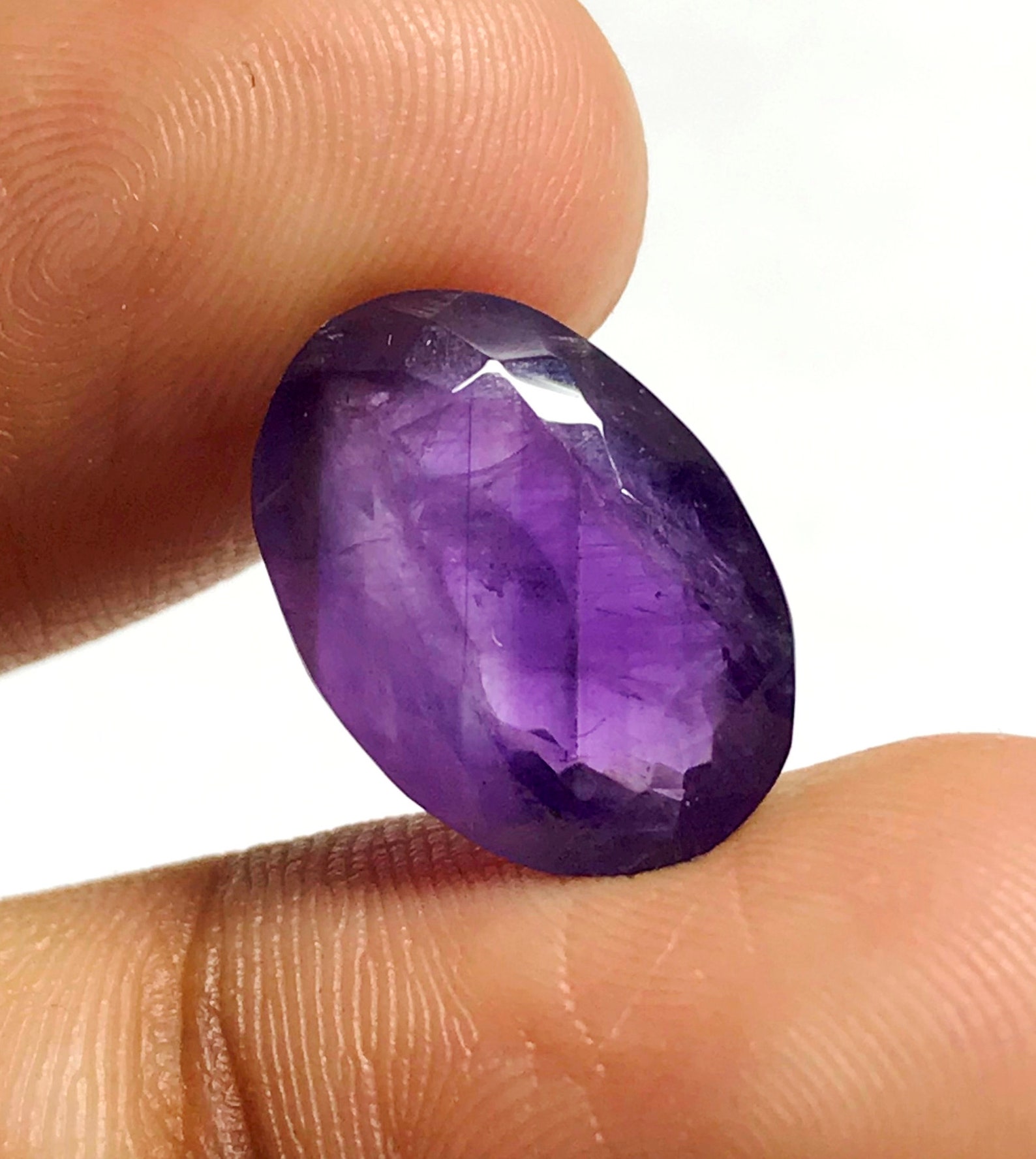 Violet africain pierre précieuse daméthyste pour la pierre Etsy