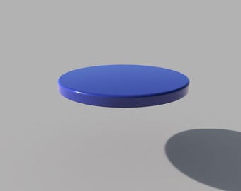 Soporte para pasteles (archivos 3D) Tapa lisa pequeña