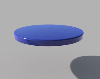 Soporte para pasteles (archivos 3D) con tapa lisa, tamaño grande.