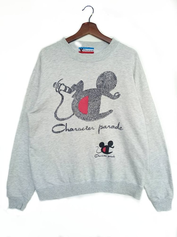 Vintage Character Parody Mickey X Champion Sweatshirtsize - Etsy