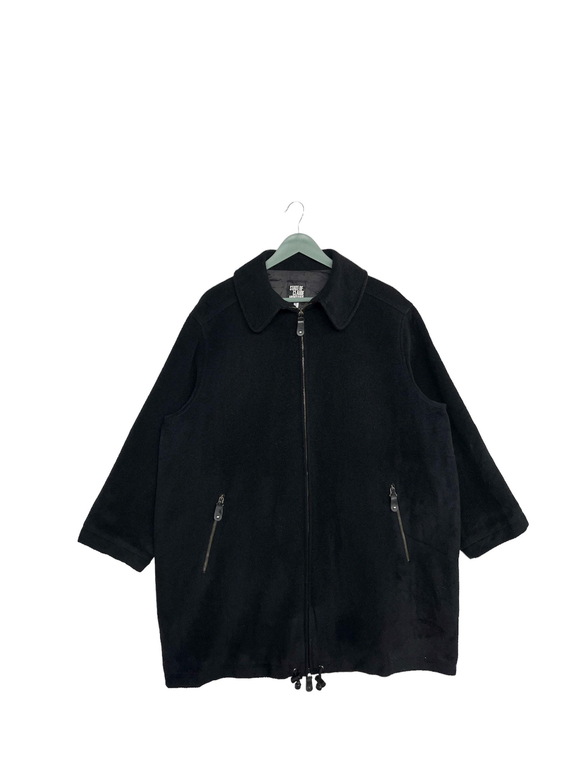 1990FW CLAUDE MONTANA Wool Cape Coat（Claude Montana Coats