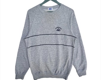 ウェア 90s Asics japan soccer sweat shirt vtg Rare!!! Vintage 90s Asics Japan Football Association JFA Big Logo