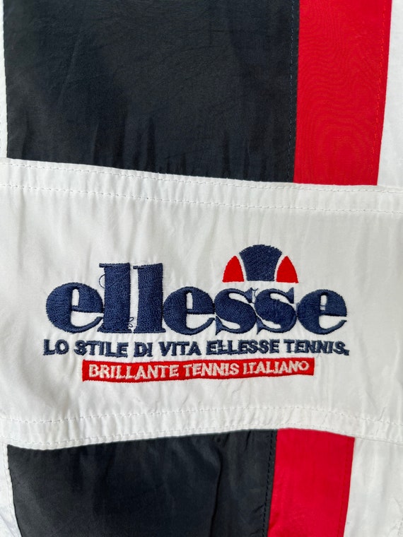 Vintage Ellesse Windbreaker Jacket/Size M/Multico… - image 4