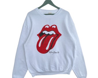 Vintage 1989 The Rolling Stones North American Tour Sweatshirt/Size L/Made In Usa/Fruit Of The Loom/