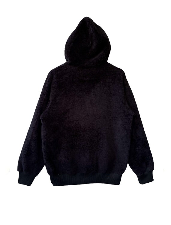 Vintage Mossimo Fleece Sweater Hoodie size L black Colour long Sleeve full Zip streetwear sportswear designer fashion rare Etsy