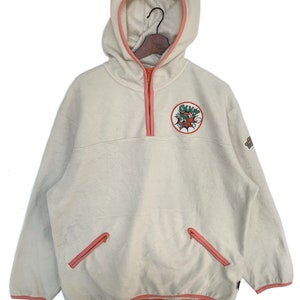 Vintage 90s Disney Mickey Mouse Patched Fleece Hoodie