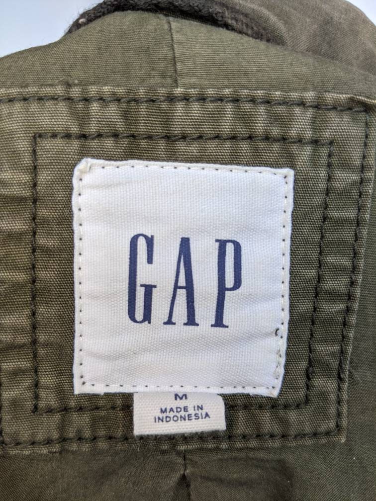 ヴィンテージGAP ミリタリージャケット Vintage Gap Military Jacket/size M/fullzip/army/streetwear