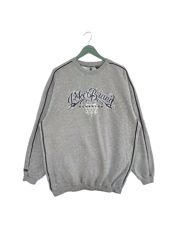 Vintage Y2K Joker Brand Sweatshirt/size Xl/grey Colour