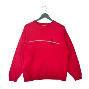 Vintage Peakaboo Sweatshirt/Size M/Red Color/Sweatshirt/90s/Streetwear/Sportswear/hawaii/Surfing/Skates
