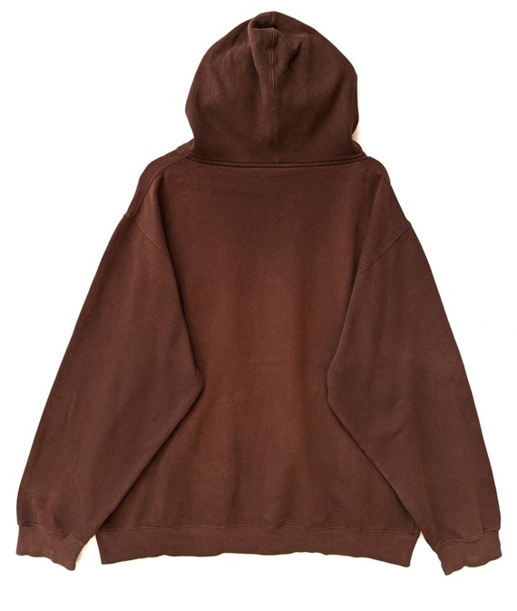 monogram hoodie brown