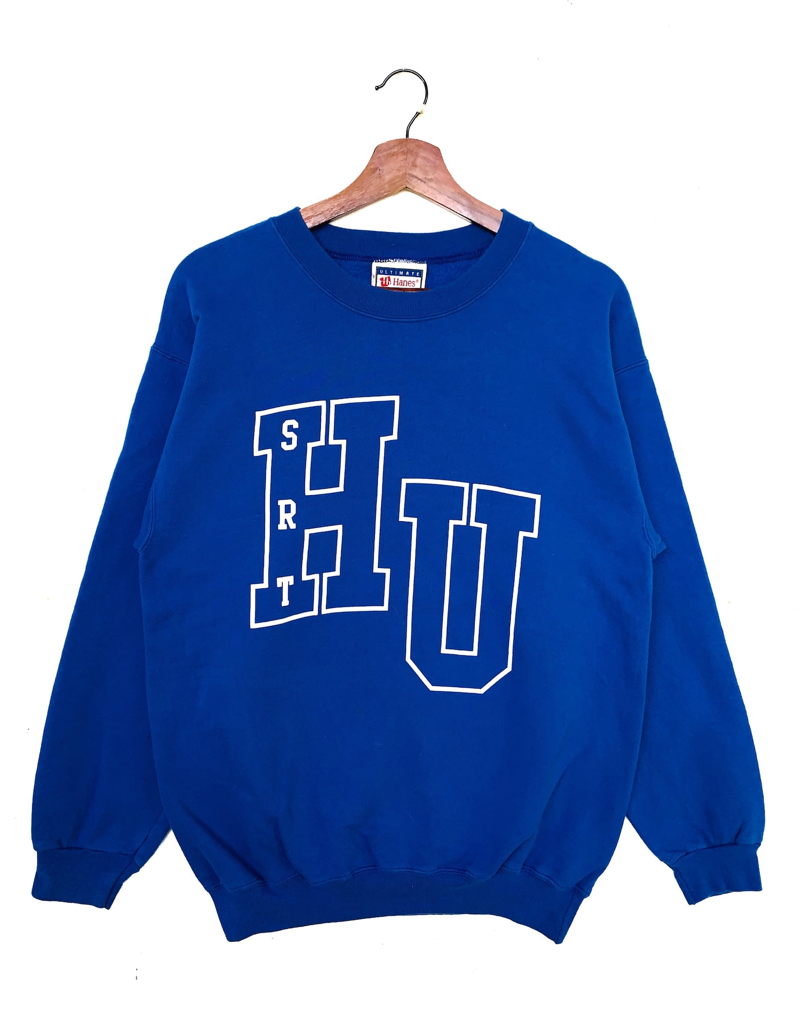 Vintage Hampton University SRT Sweatshirt/size S/blue Colour/90s/crew