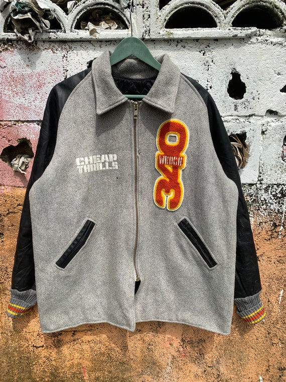 【HYSTERIC GLAMOUR】Wool leather jacket Vintage Hysteric Glamour Varsity Jacket: Wool & Leather