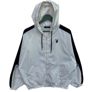 Vintage Playboy Bunny Windbreaker Jacket/Size M/Full zip/Long Sleeve/Sportswear/Streetwear/