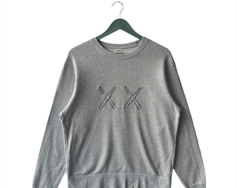 Sweat Uniqlo x KAWS - Sesame Street Big Bird - Gris (Taille M)