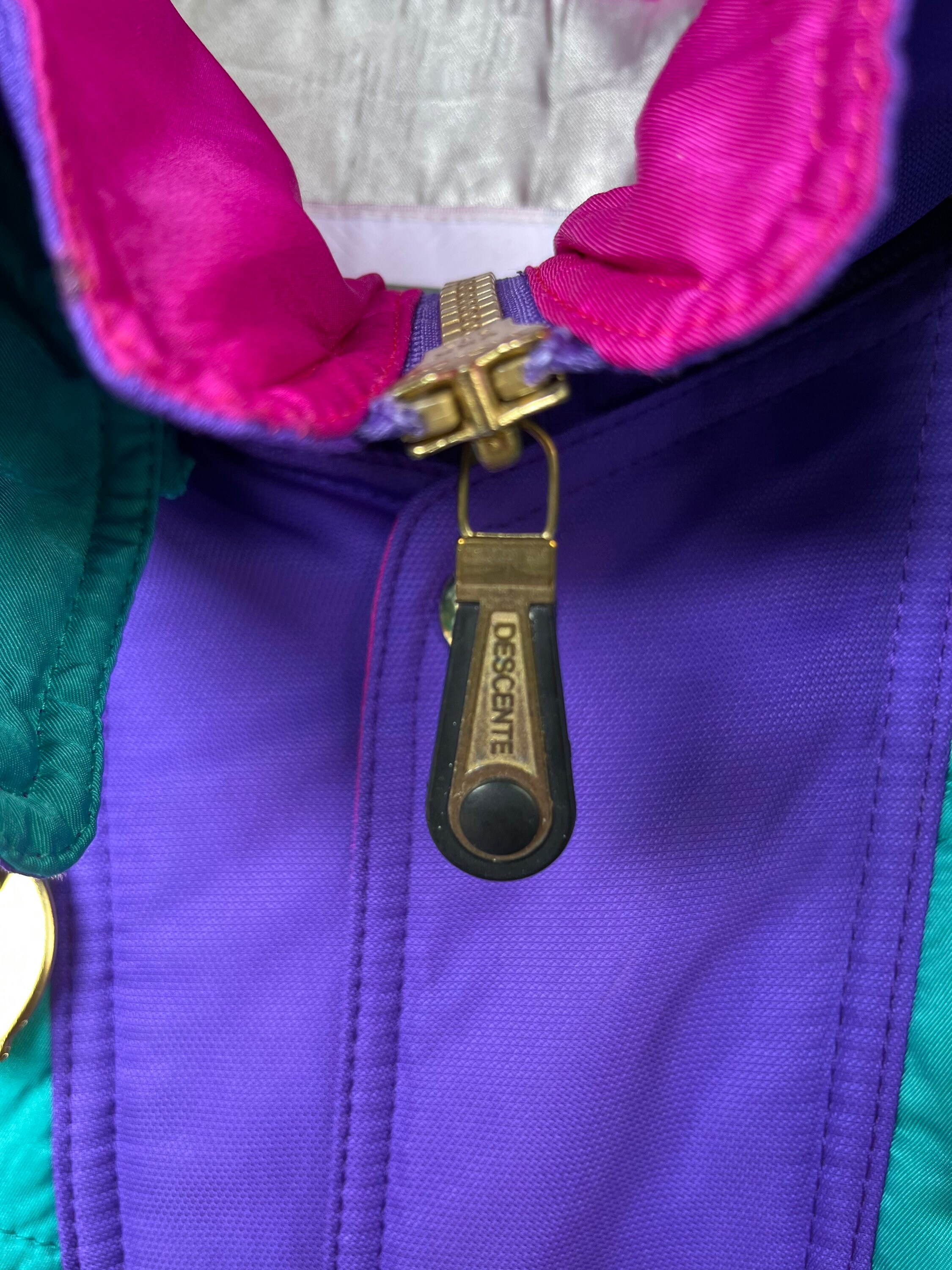 Vintage 90s Descente Multicolor Ski Jacket/made in Japan