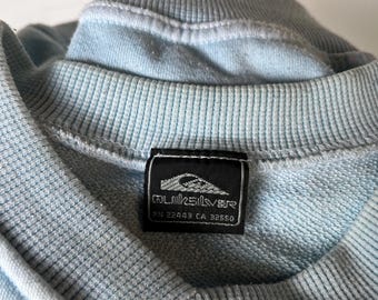 Vintage 90s Quiksilver Sweatshirt/embroidery/clothing