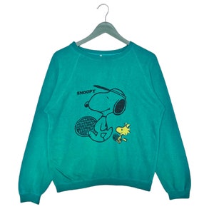Vintage 80s Snoopy Sweatshirt/Size M/Cartoon/Peanuts/Charlie Brown/Disney/Movie/Streetwear
