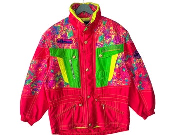 Vintage Ellesse Multicolor Ski Jacket - Etsy Vintage Ellesse Multicolor Ski Jacket - Etsy