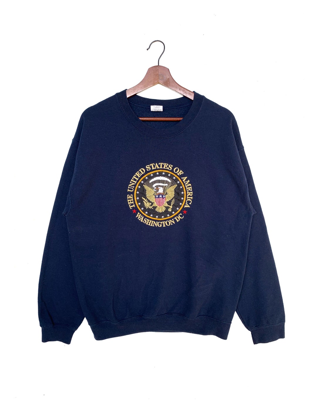 Vintage 90s Washington D.C Constitution Logo Sweatshirt/size - Etsy Denmark