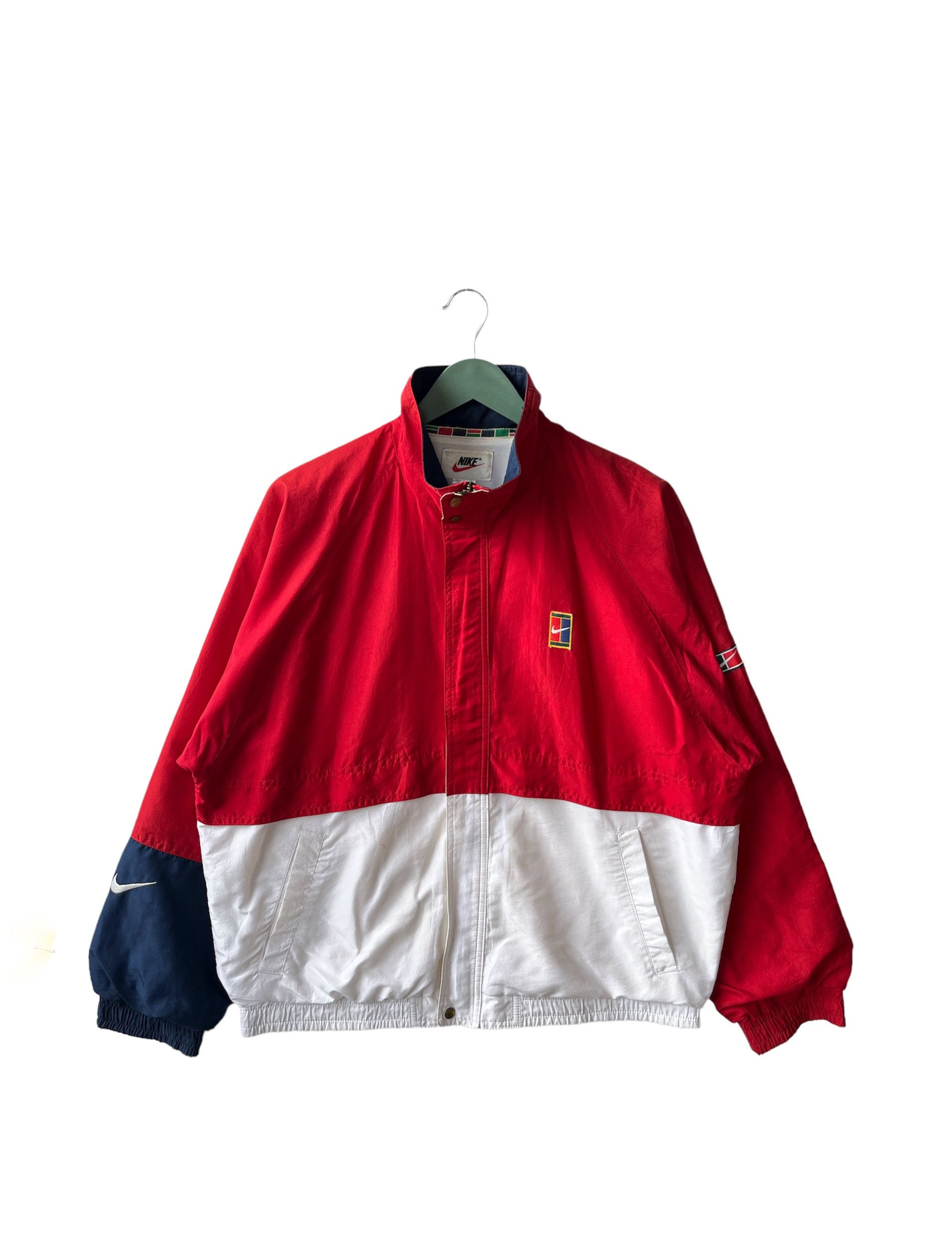 Vintage nike tennis jacket hot sale