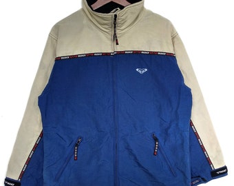 Vintage Roxy Snow Jacket,Size L,Blue/White Colour,Full Zip,Long Sleeve,Good Condition,2 Layer,For Winter Season.