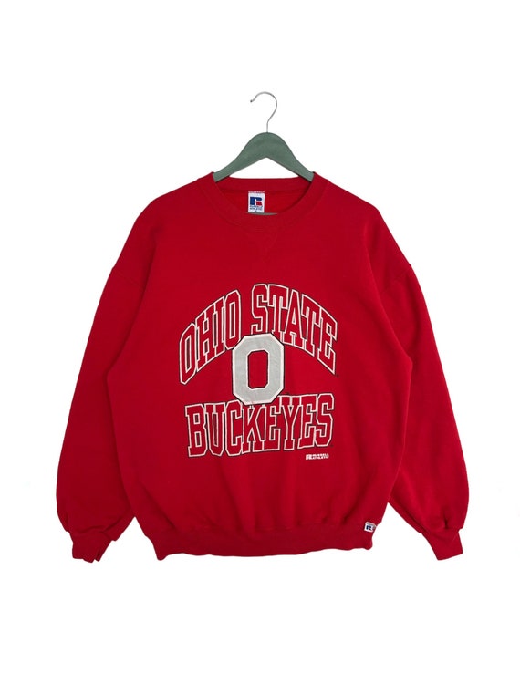 Red ohio state crewneck sweatshirt discount