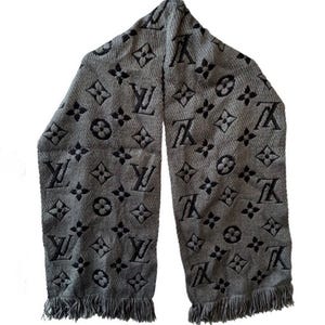 Vintage LV Designer Scarf,Made In Italy/Wool/Silk