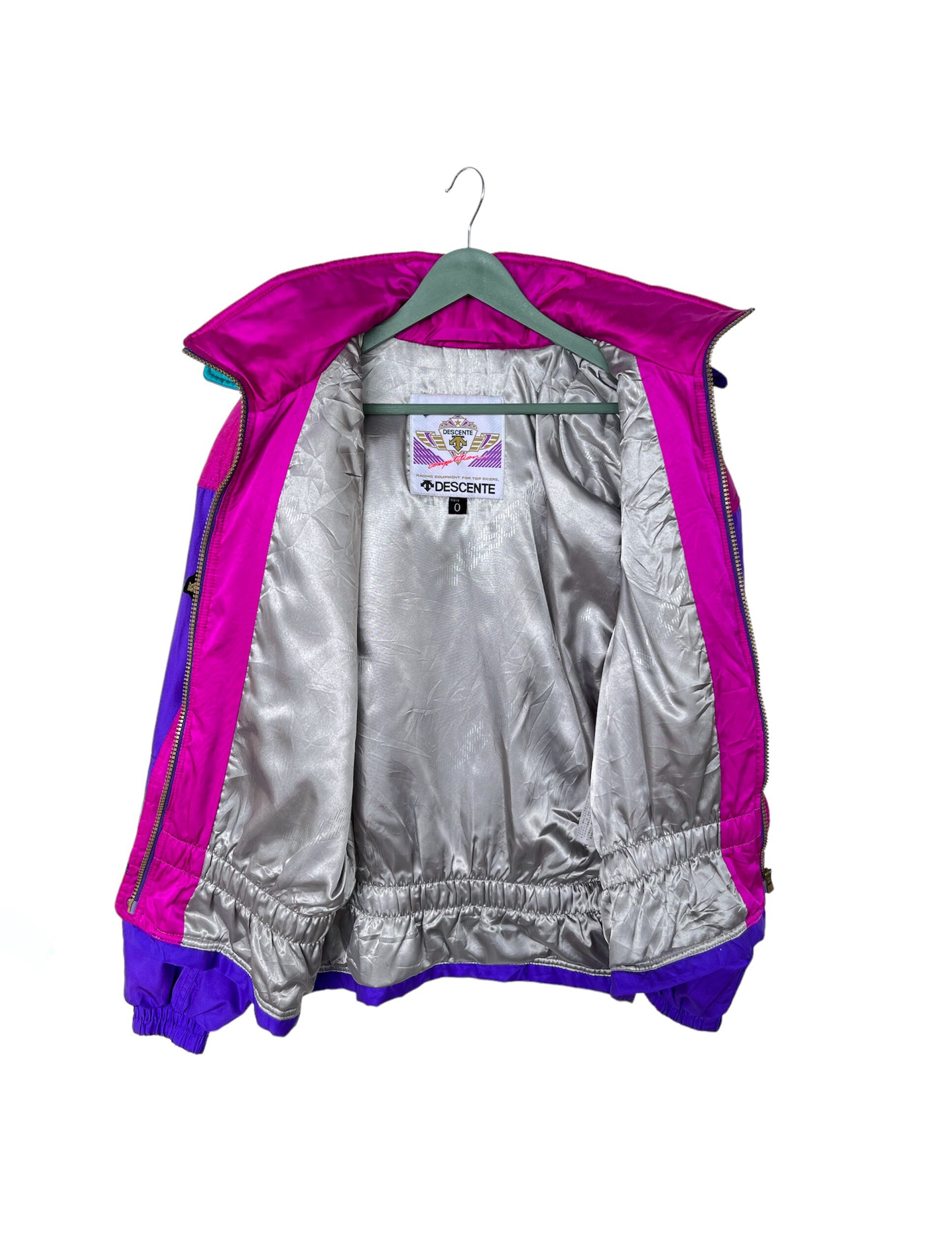 かわいい！ Multicolor Descente 90s Vintage Ski Japan in Jacket/made ウェア