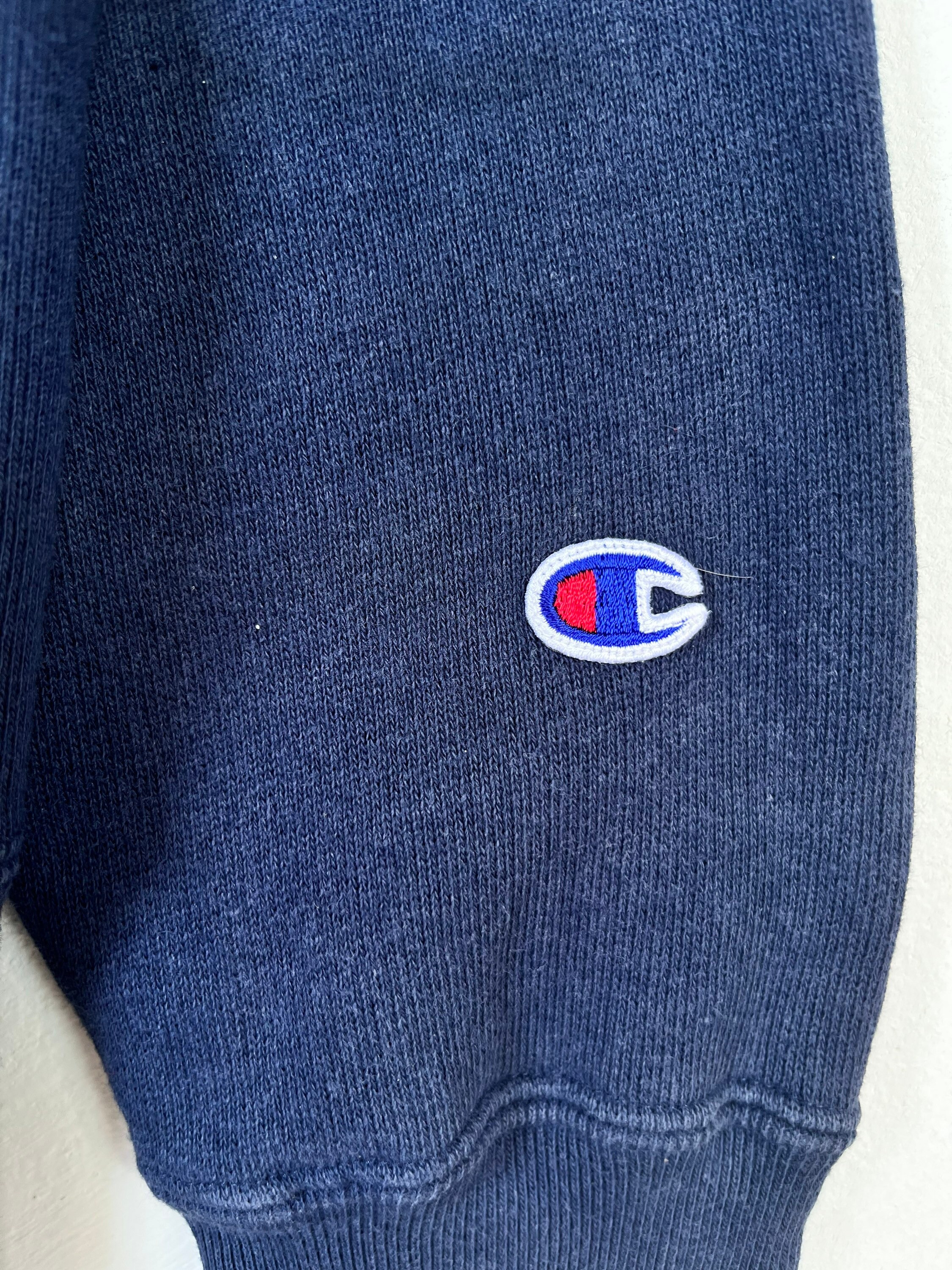 Vintage Champion X X-girl Hoodie/size M/dark Blue Color