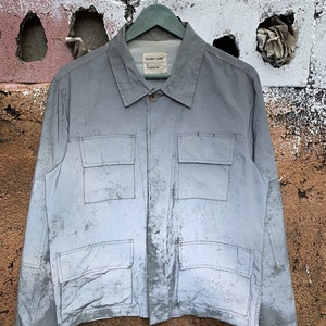 Vintage Spring 1995 Helmut Lang Reflective Jacket/Designer/Millitary/Millitaria/Army/Clothing