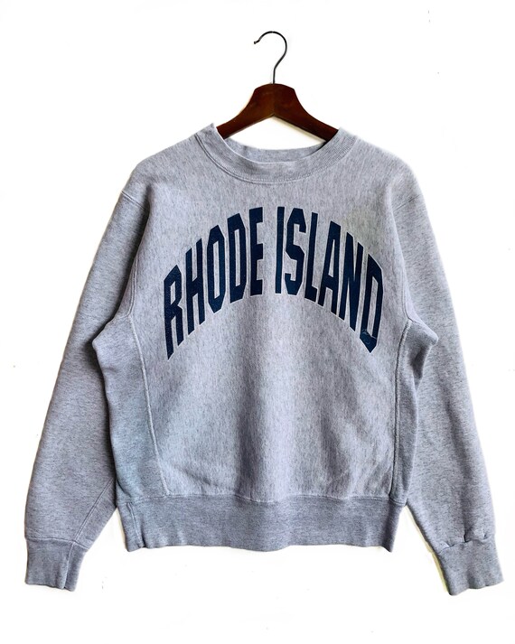 Vintage 80s Rhode Island Sweatshirt - Soffe Super Sweats - Made in 