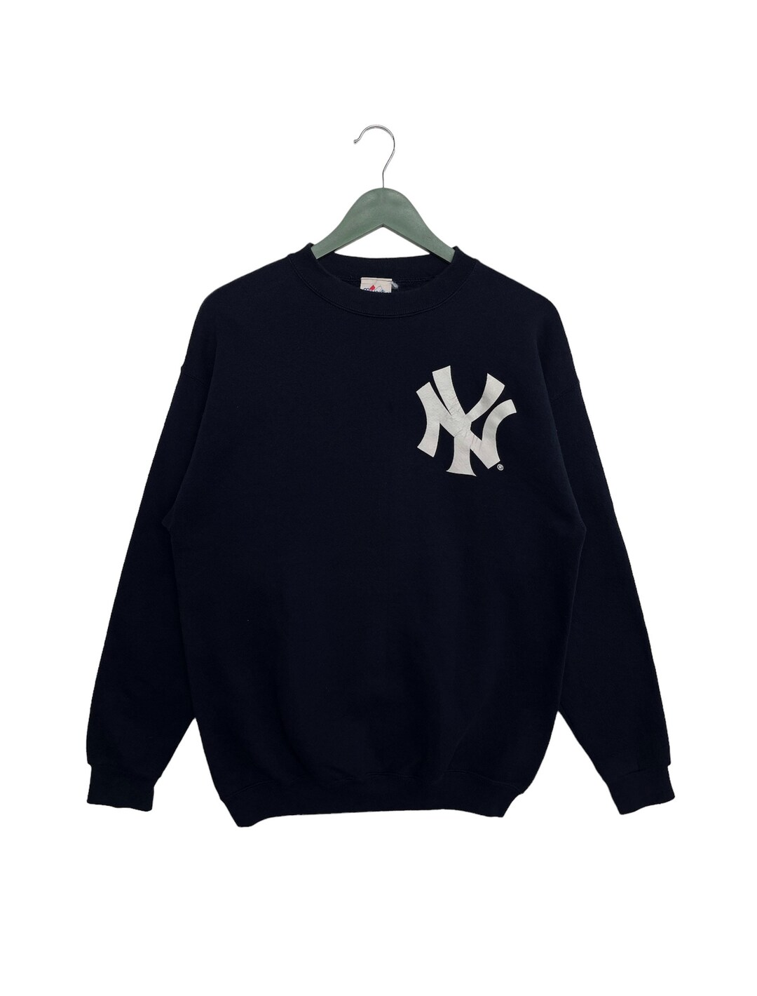 Vintage 90s New York Yankees Sweatshirt/size M/dark Blue Colour/made in