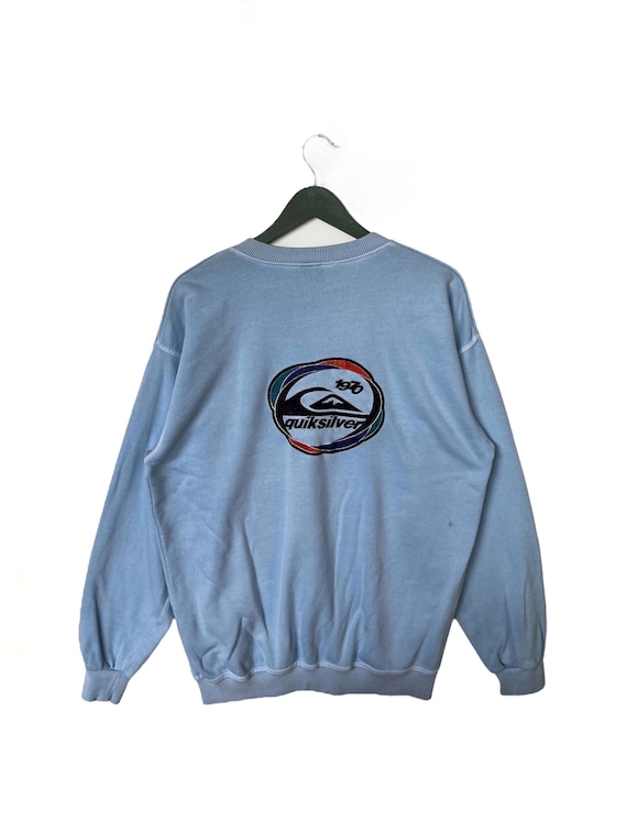 90s vintage QUIKSILVER スウェット Vintage 90s Quiksilver Sweatshirt/embroidery/clothing
