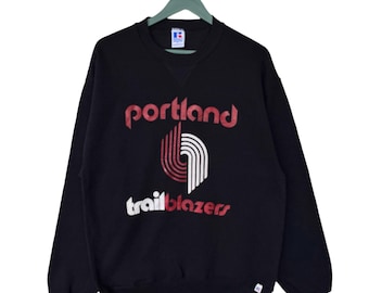 Sweatshirt Vintage Portland Trail Blazers Vintage 90s Portland - Main Image